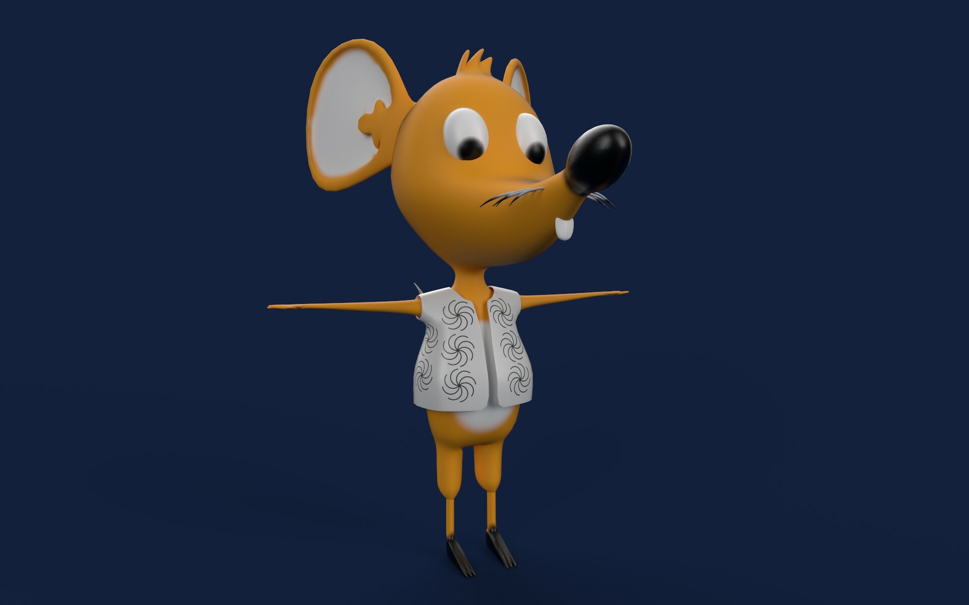 Artstation - 3d Cartoon Mouse