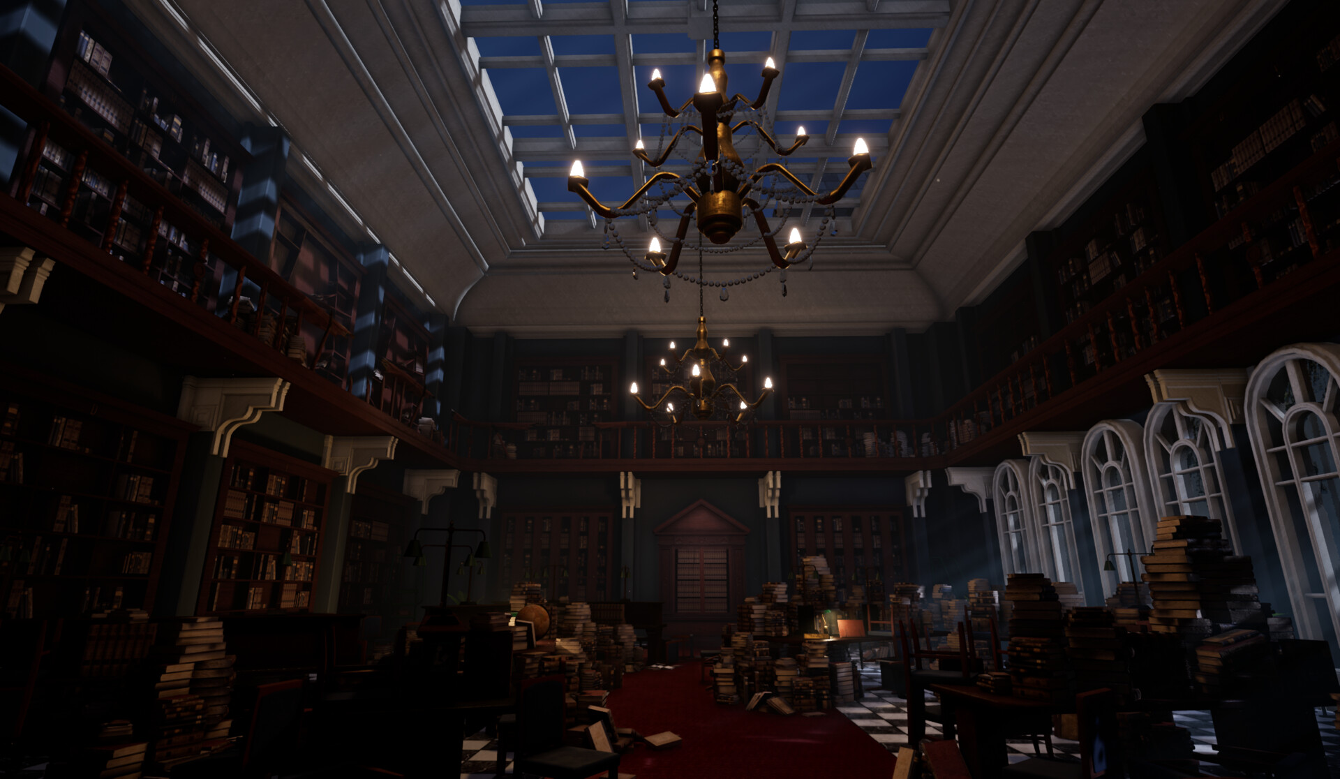 ArtStation - Resident Evil 3 Inspired Library-