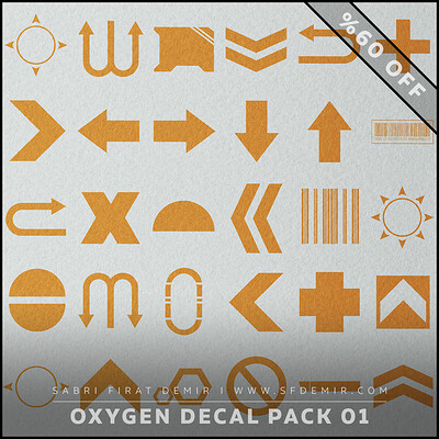 Oxygen Alpha - Decal Map Series 01 - Collection