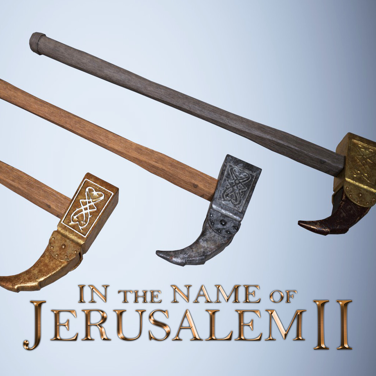 ArtStation INJ2 Weapon Persian War Hammers