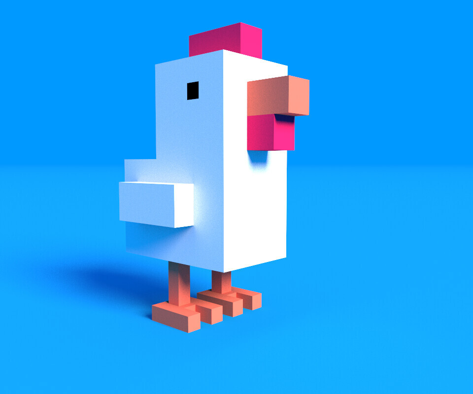 Crossy Road as a chicken 2 