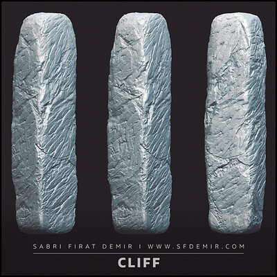 Sharpen Cliff 3D Model