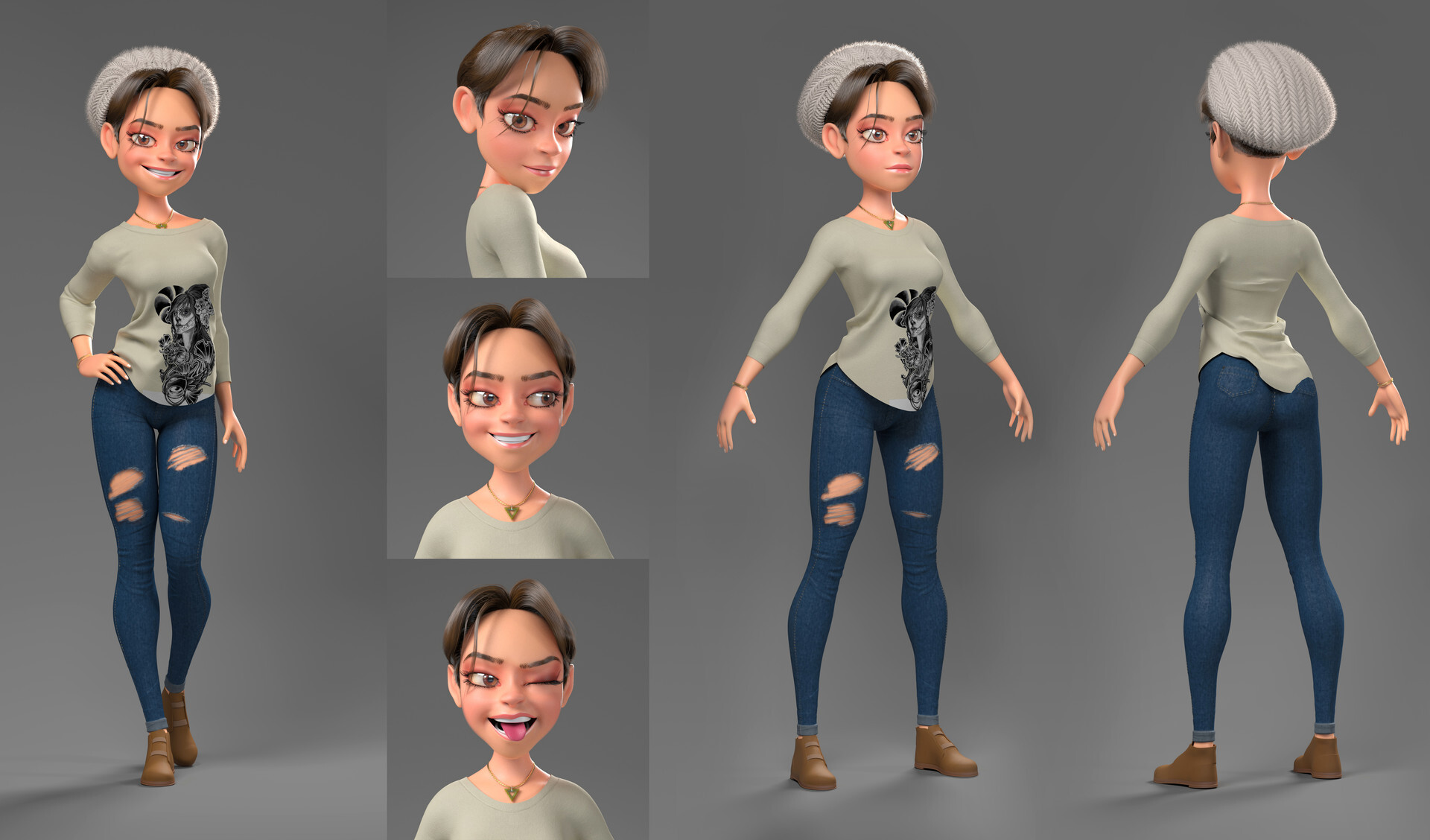 ArtStation - Contemporary Girl