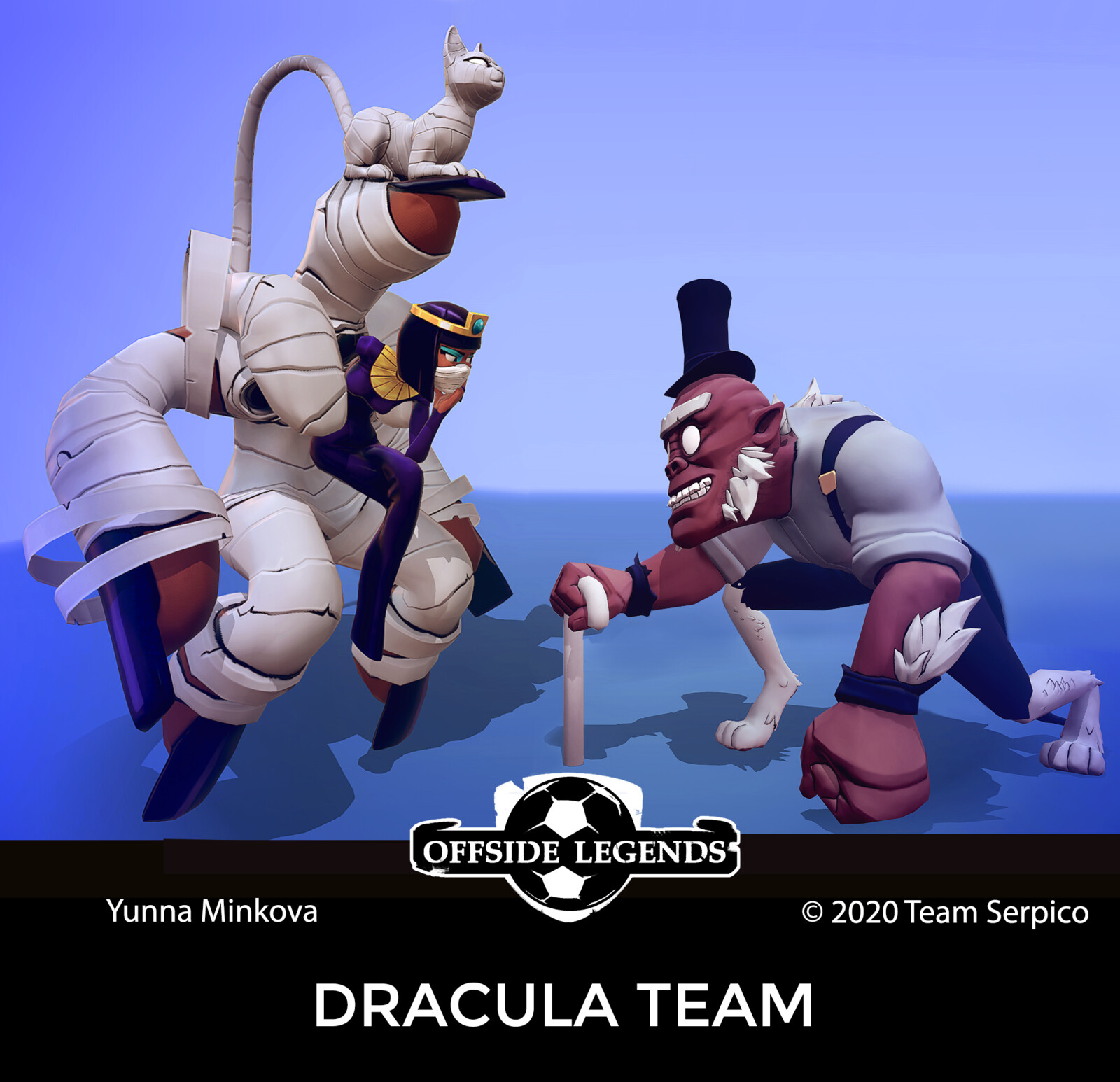 Monster's team "Offside Legends" © 2020 Team Serpico 