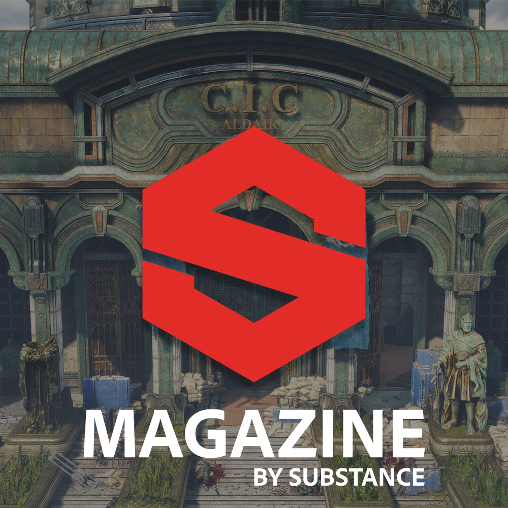Akash Dholakia Portfolio Substance Magazine Texturing Gears Tactics