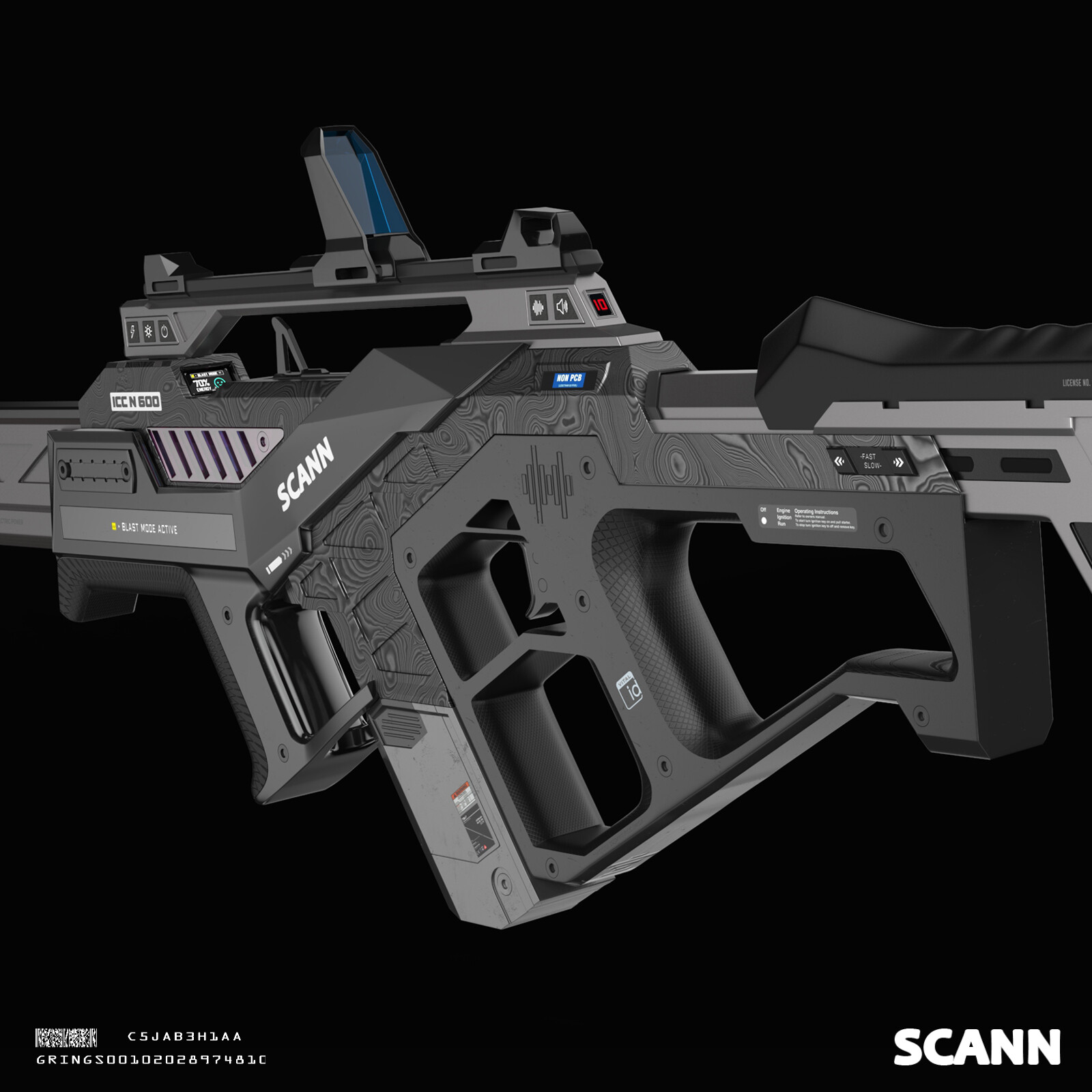 ArtStation - SCANN - Weapon Design