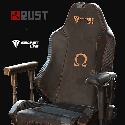 Secret Lab Chair - Rust