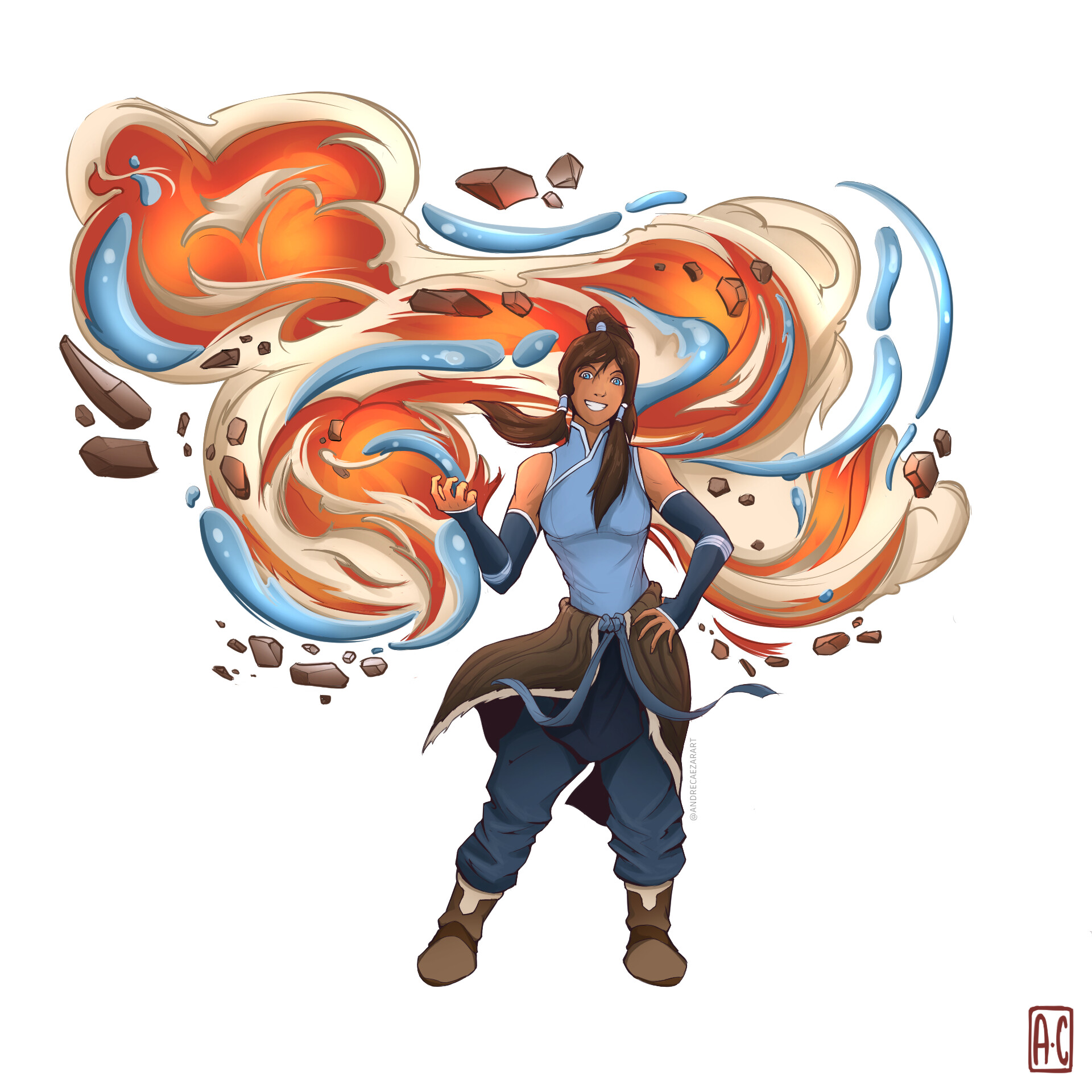 ArtStation - Legend of Korra Character Fanarts, André Cézar 