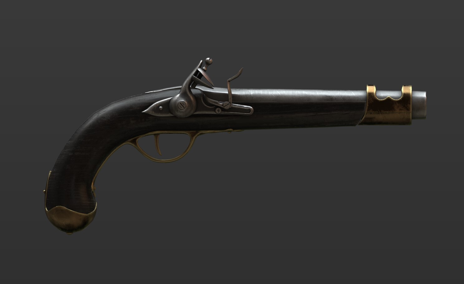 ArtStation - Flintlock gun