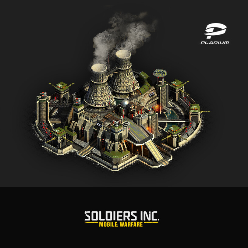 ArtStation Soldier inc. mobile warfare. Plarium