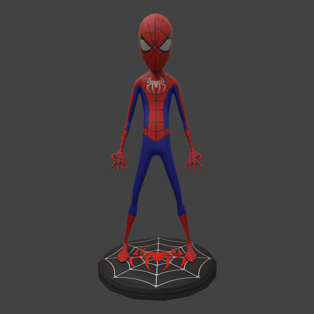 ArtStation - Cartoon Spider Man