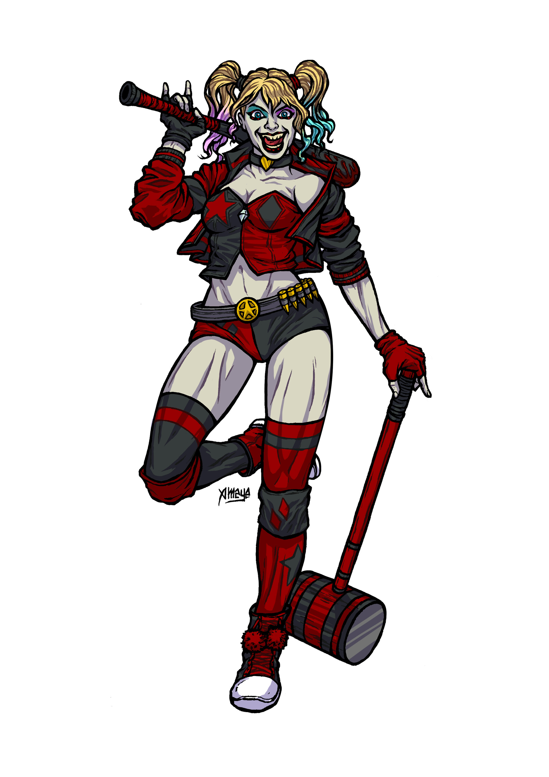 ArtStation - HARLEY QUINN // REBIRTH