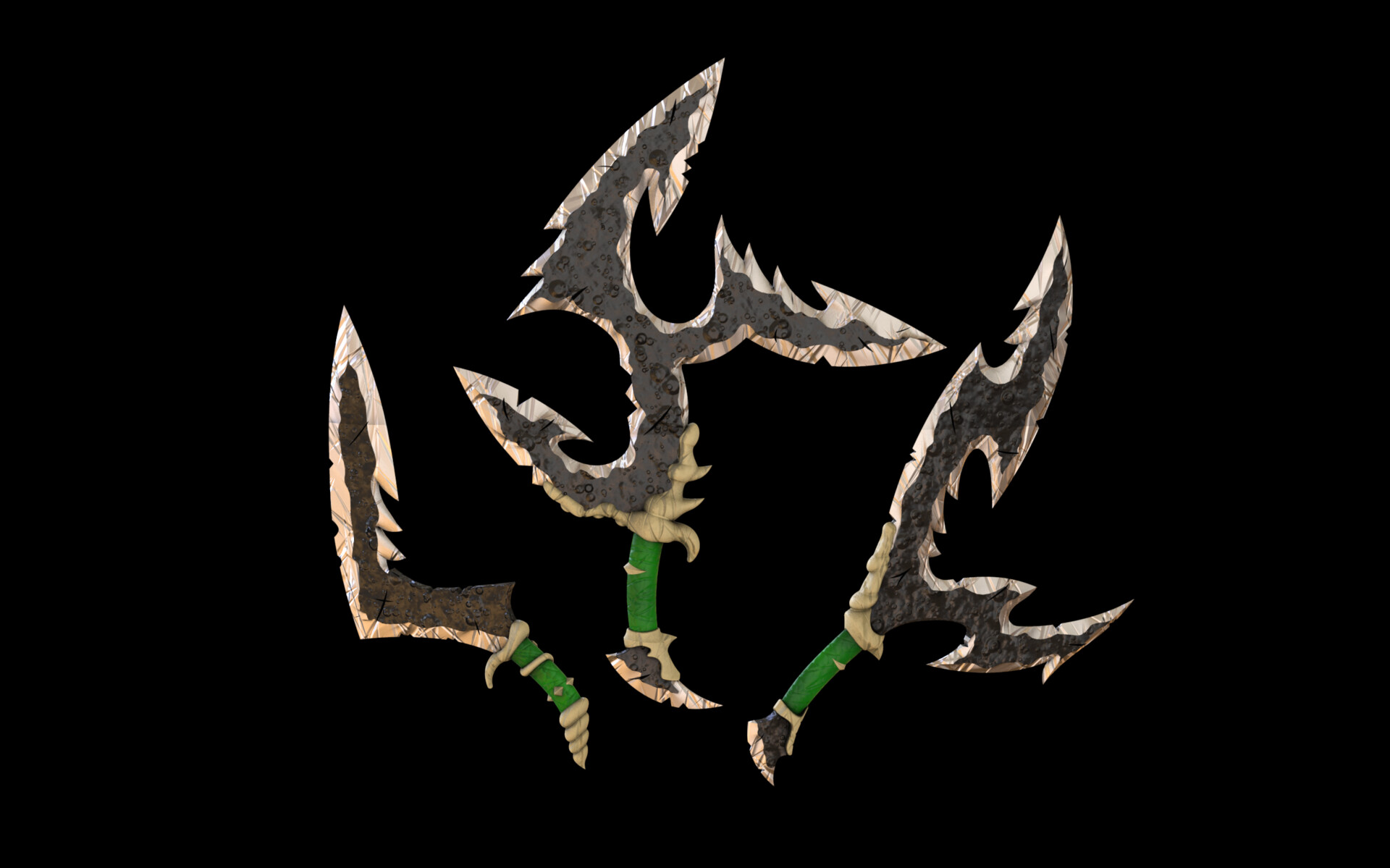 ArtStation BotW Lizalfos Boomerangs