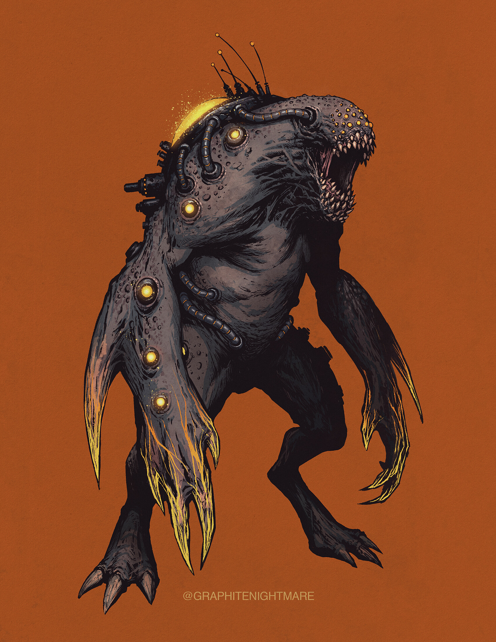 Artstation - More Cyborg Monsters!