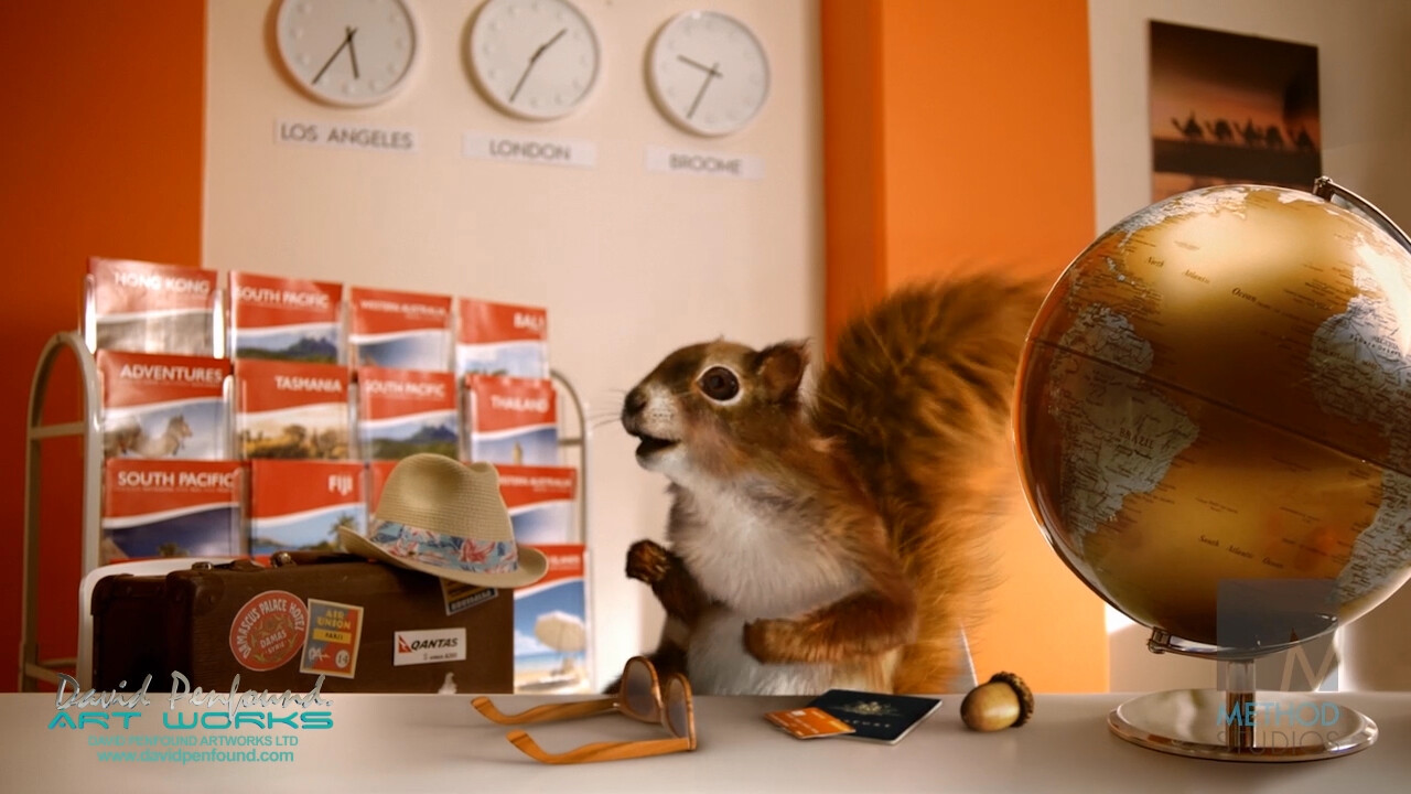 David Penfound Artworks Ltd Bank West Travel agent TV commercial 2014