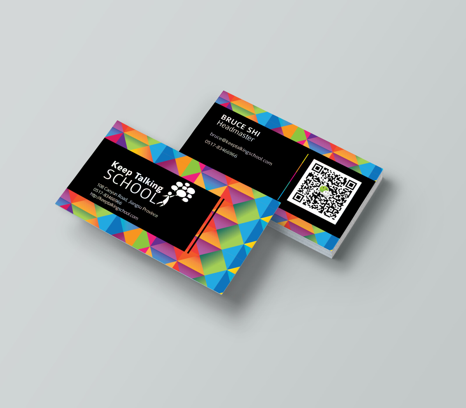 Keep Talking School - Business Card Collection