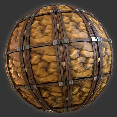 Stylized Mine Wall Material