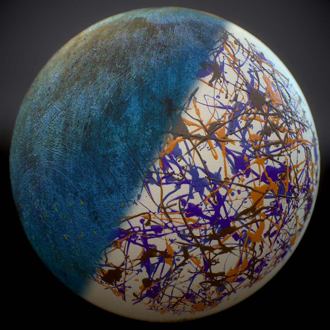 ArtStation Grunge & Drip Painting Generators