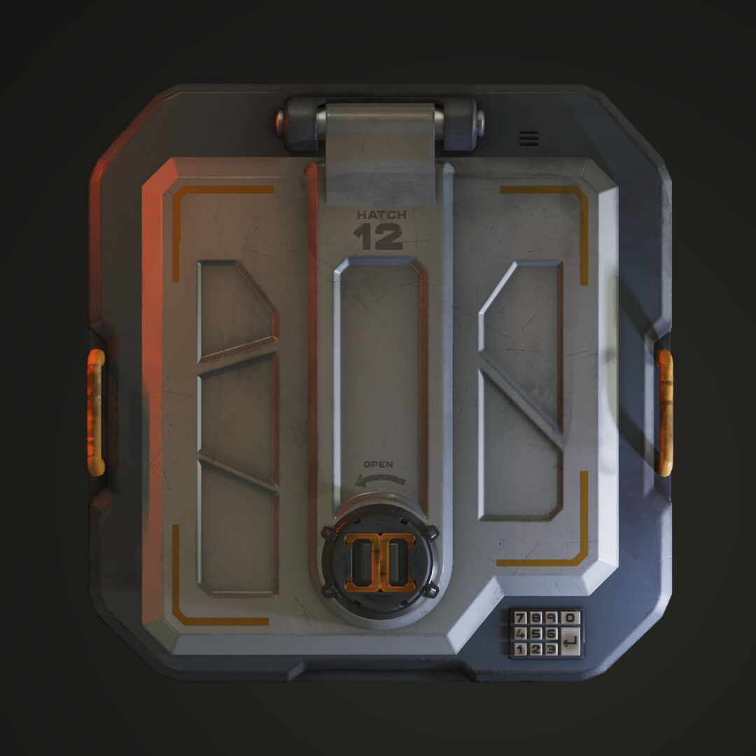 ArtStation Scifi hatch