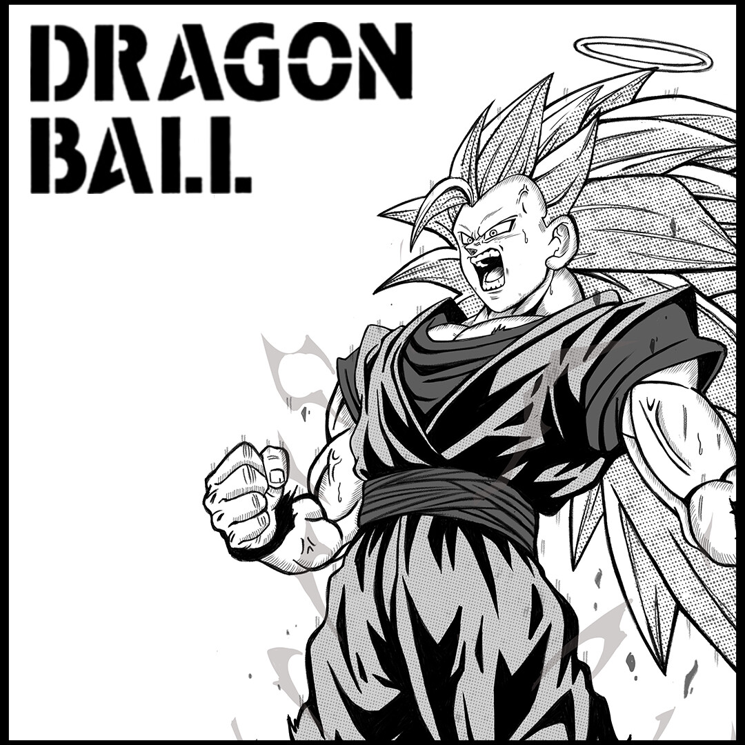 Dragon Ball Z Fan Art Cover, Digital Arts by Danilo Dan