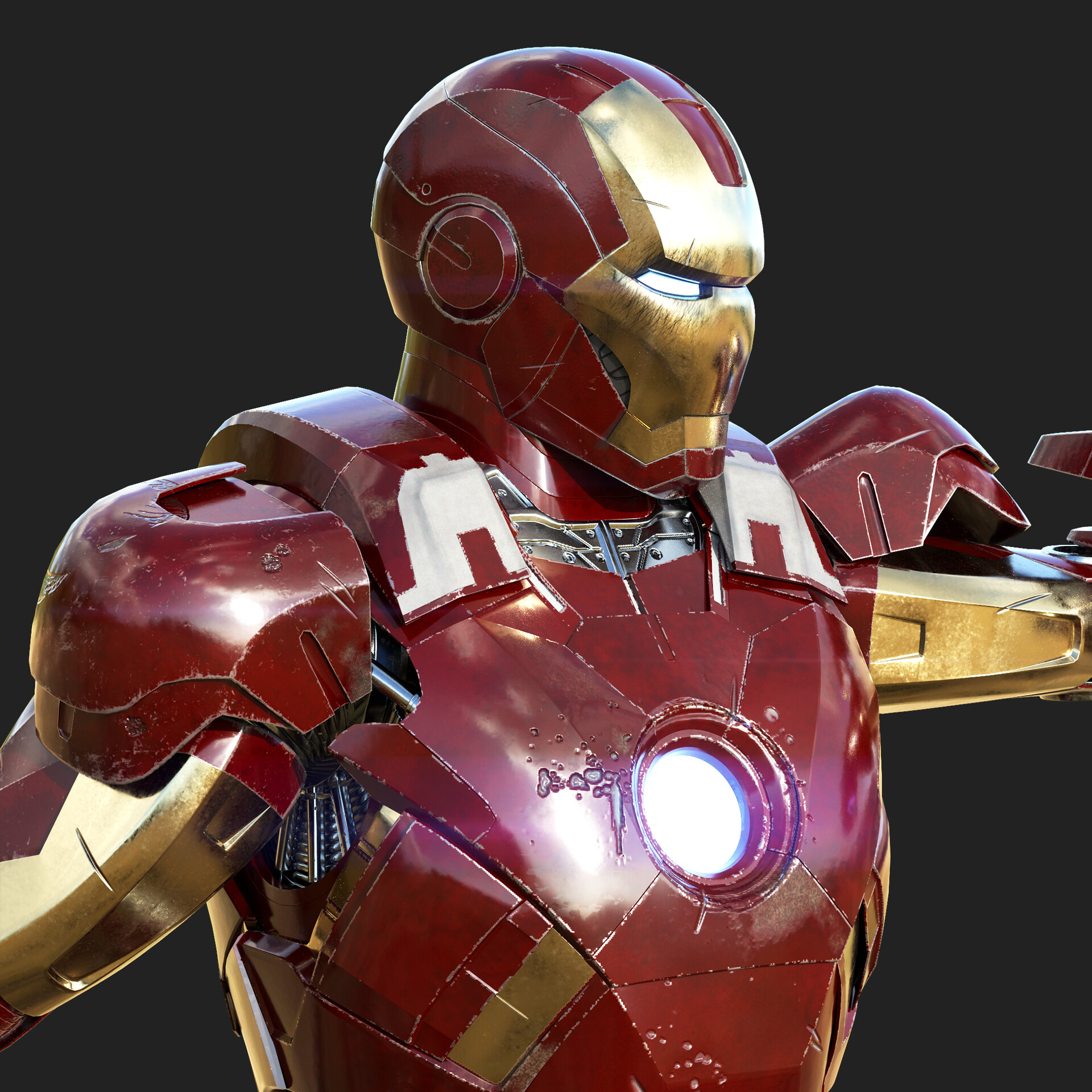 ArtStation - Iron Man Mark 7