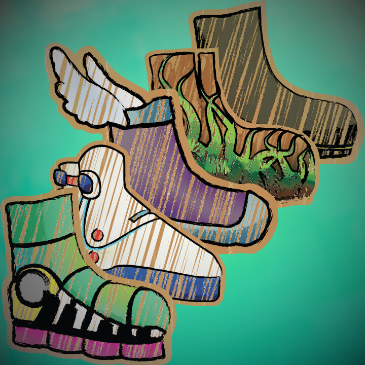 Sly Fishin' Cardboard Icons