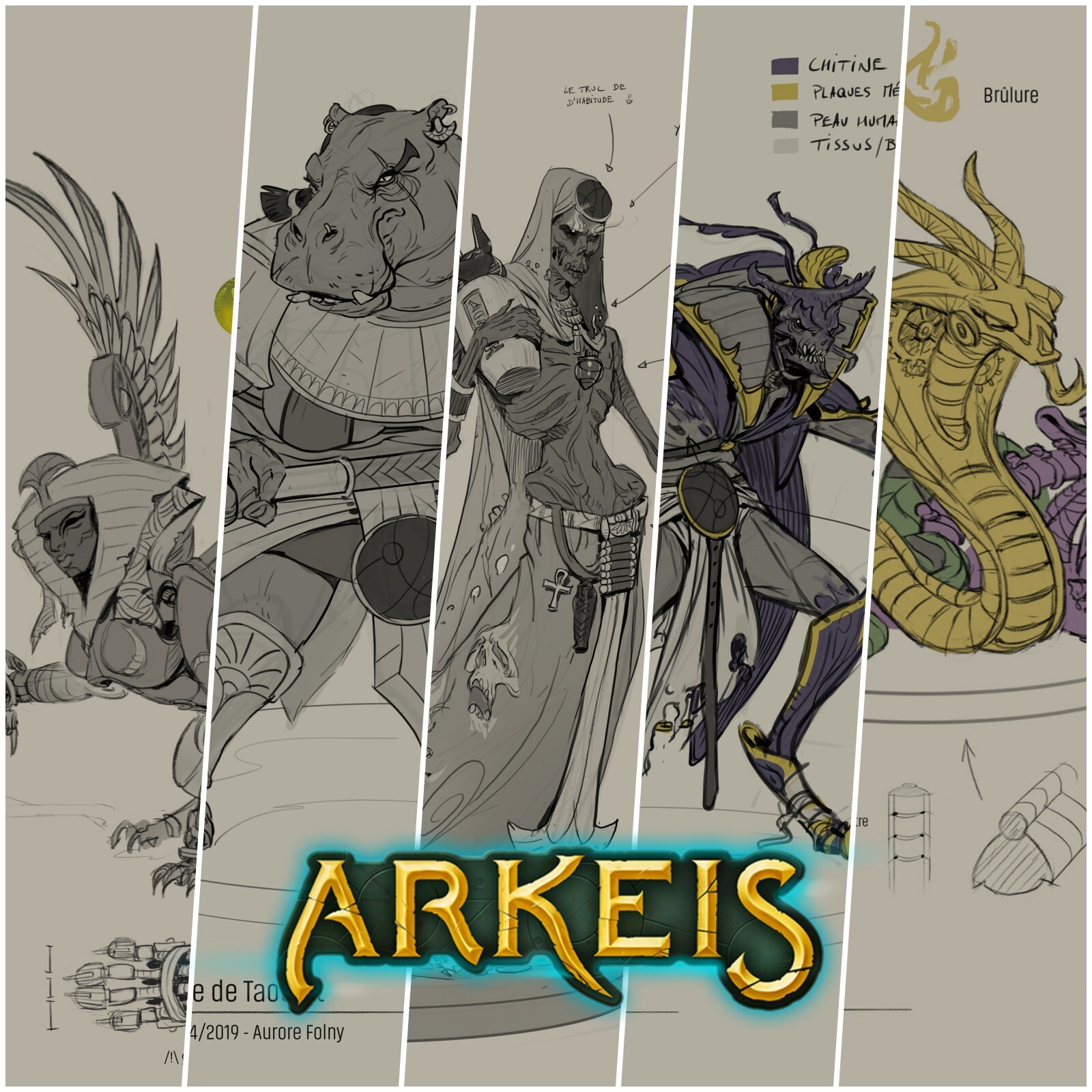 Arkeis : Concepts des monstres/ennemis