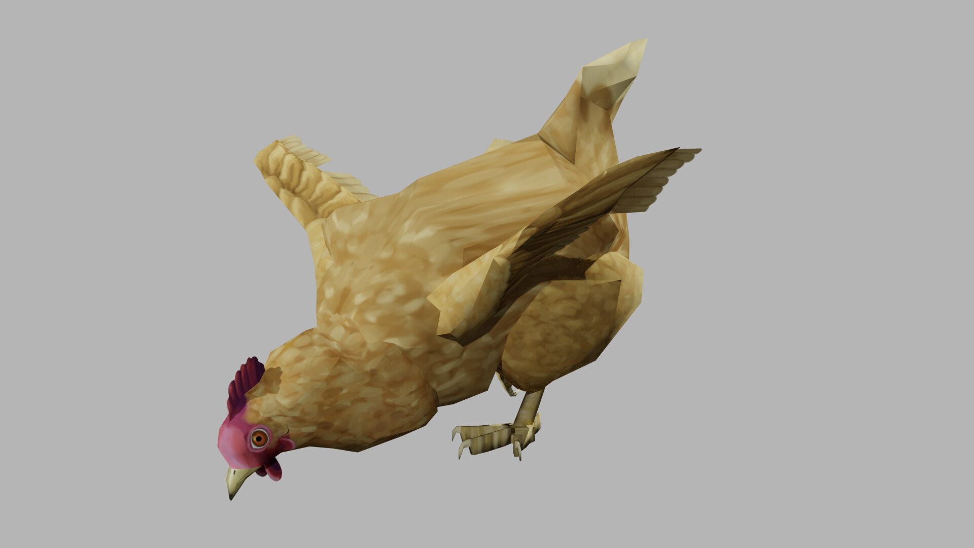 ArtStation - Chicken 3D Model and Rig