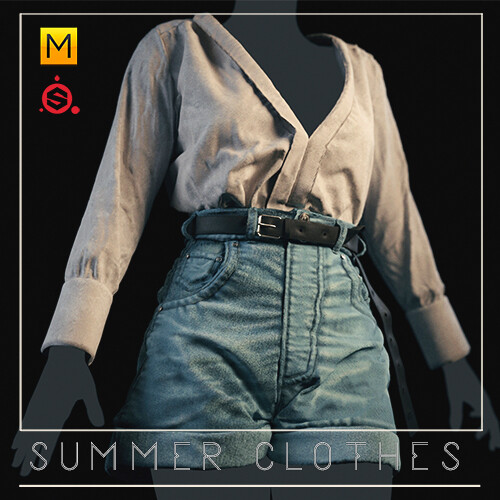 ArtStation Summer Clothes