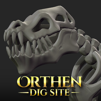 ArtStation - Runescape - Skeletal Rex