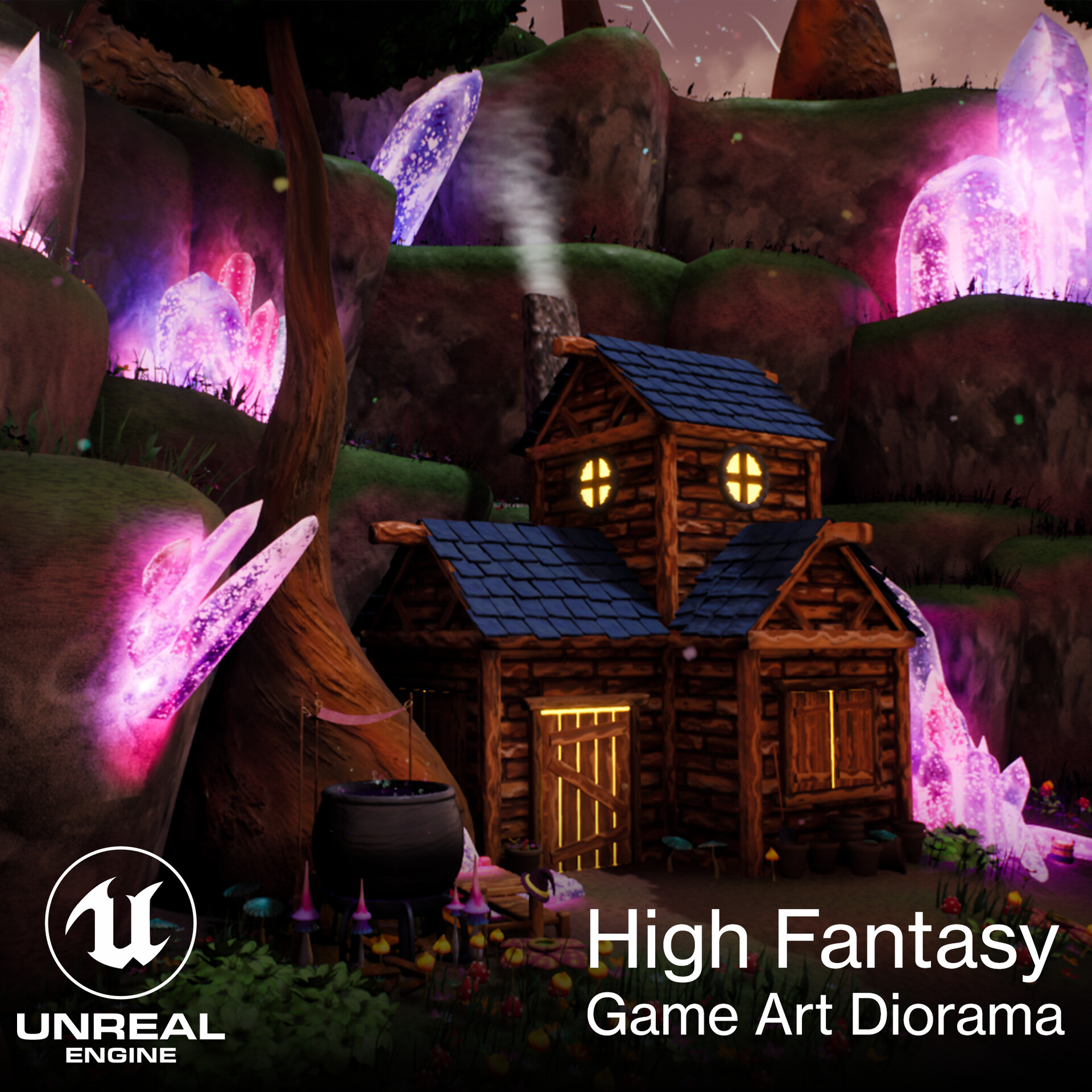 ArtStation - High Fantasy Diorama 'Enchanted Summer' - Game Art Masters ...