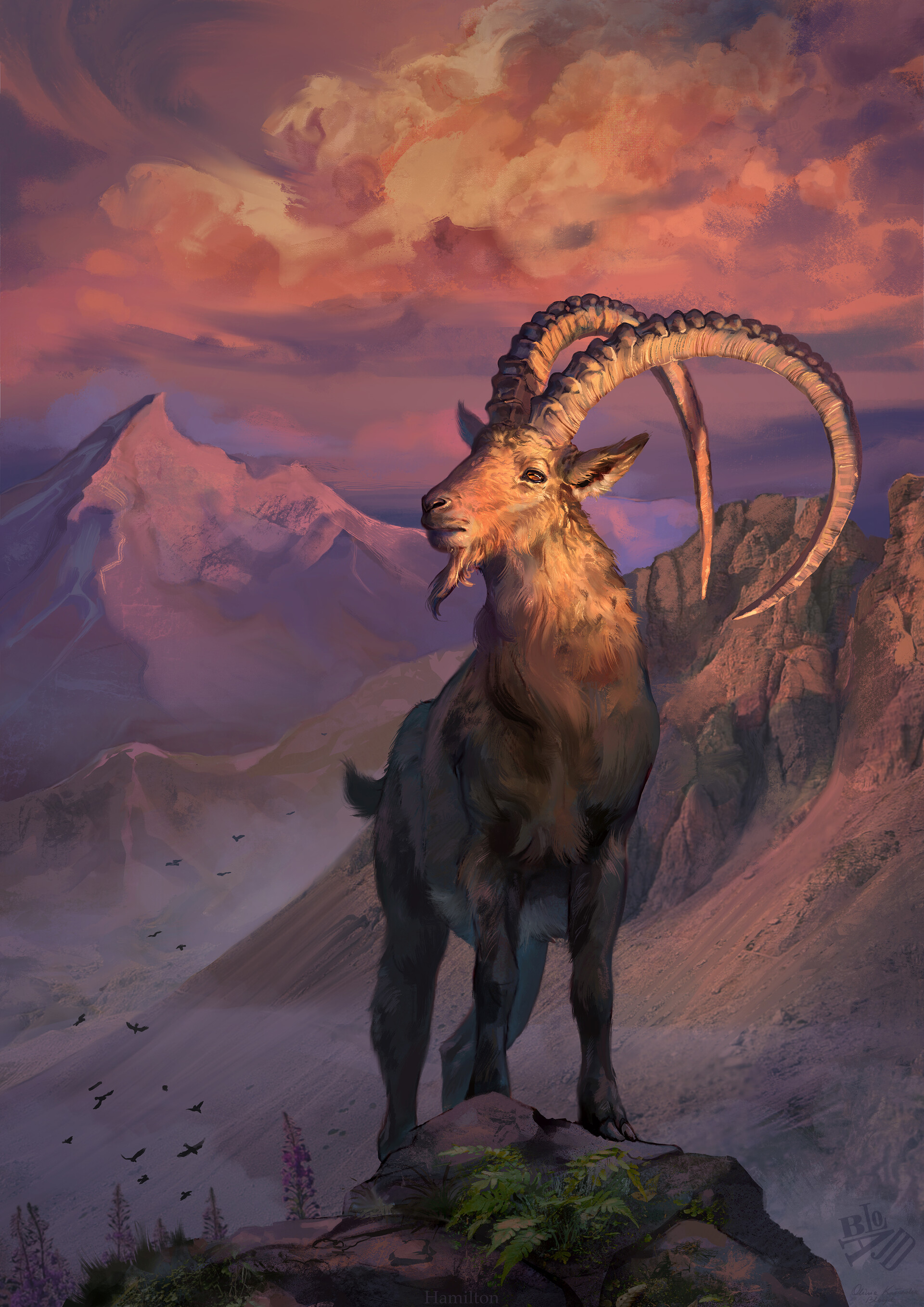 ArtStation - A glorious ibex