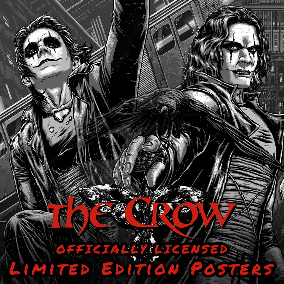 Officially Licensed - The Crow Posters + Behind The Scenes