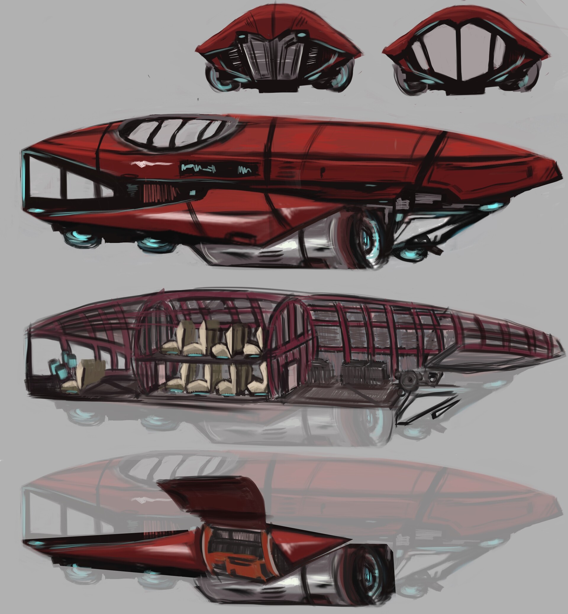 ArtStation - Star Citizen transport ship (not official artwork just my ...