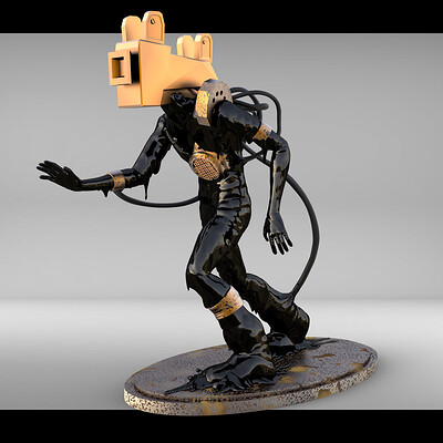 bendy and the ink machine projectionist toy