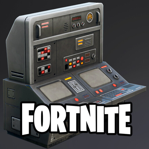 ArtStation - Prop Computer Console