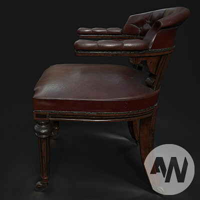 Antique Captain's Chair