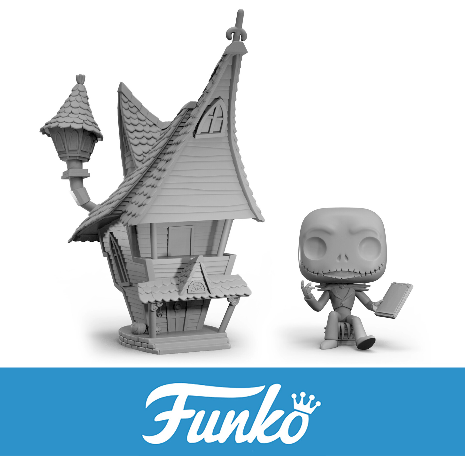 ArtStation Nightmare Before Christmas Jack's House