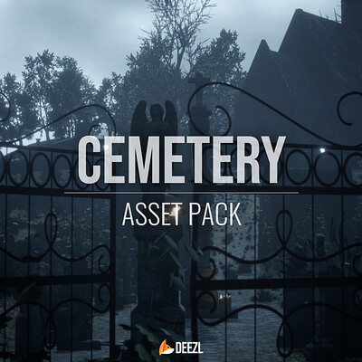Cemetery Pack - Triple-A Game Ready