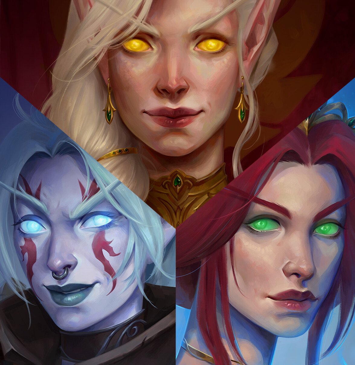 ArtStation - Elven portraits pack