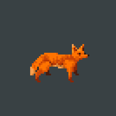 ArtStation - Fox (top-down)