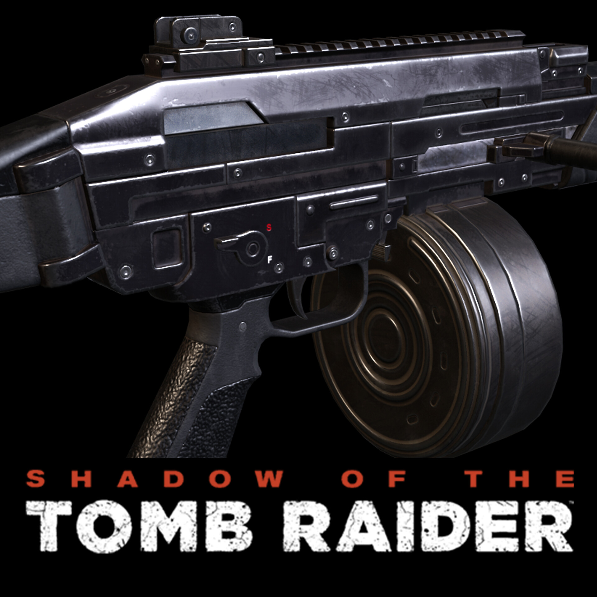 ArtStation - Shadow Tomb Raider - Weapons - Machine Gun