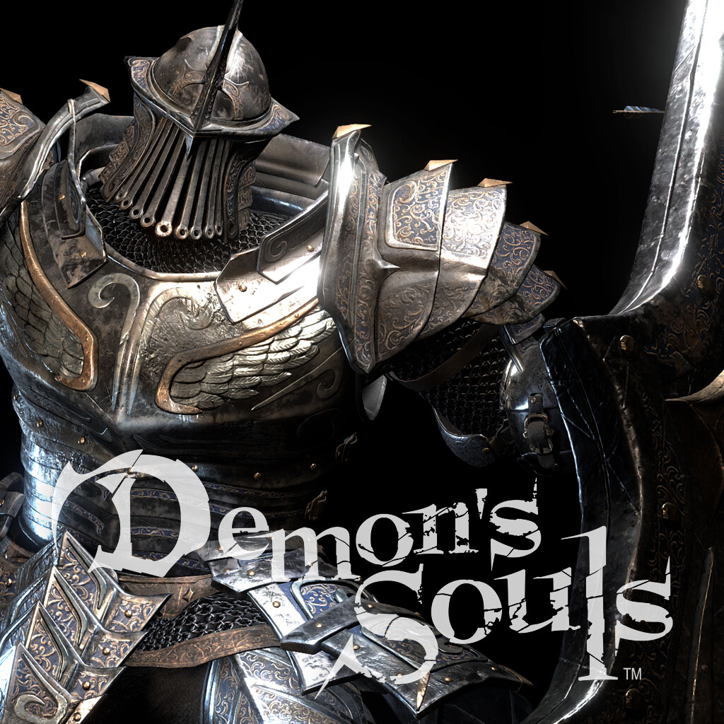 TOWER KNIGHT Demons Souls Original Fanart Fine Art Gaming 