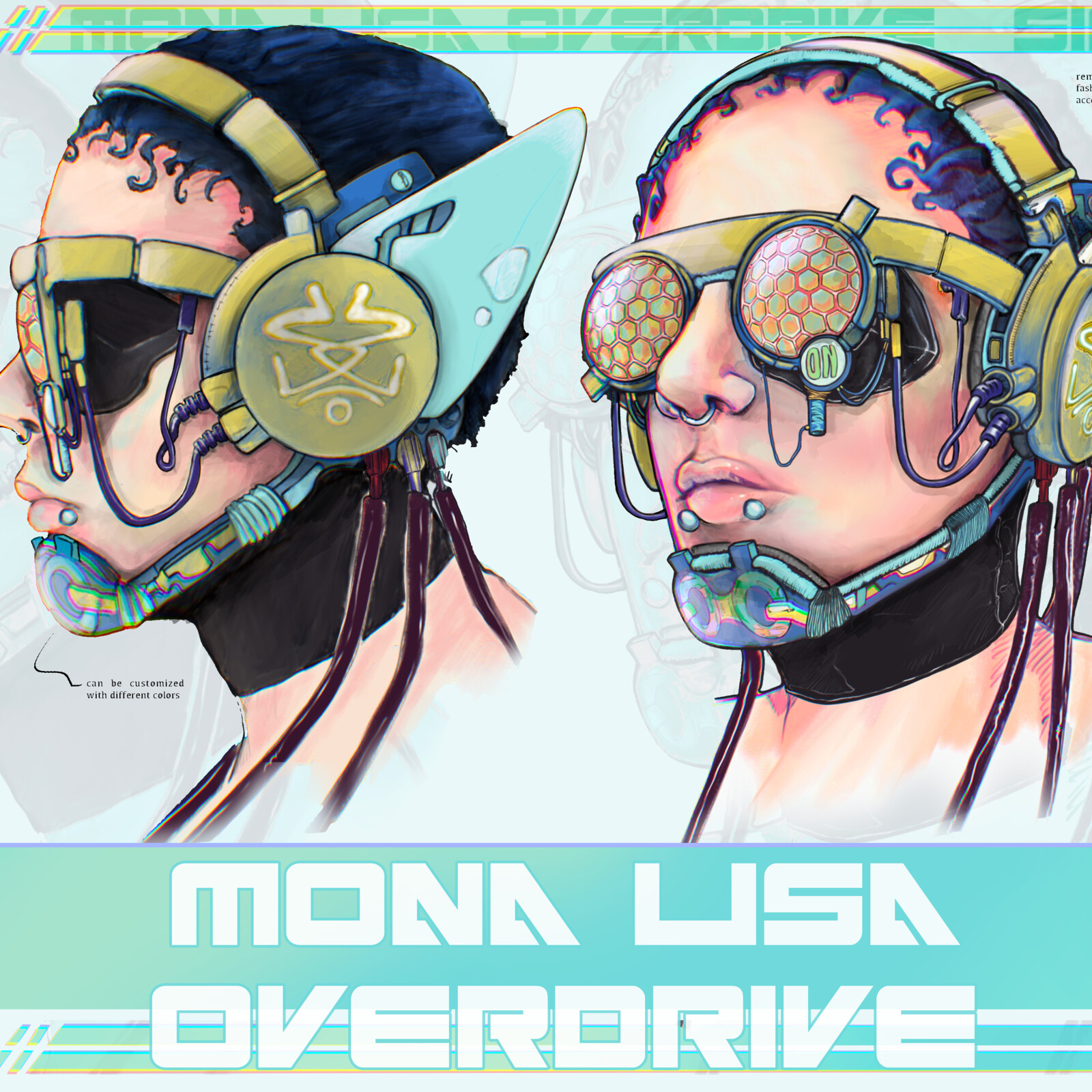 FZD/props: Mona Lisa overdrive, Simstim Device and Headset