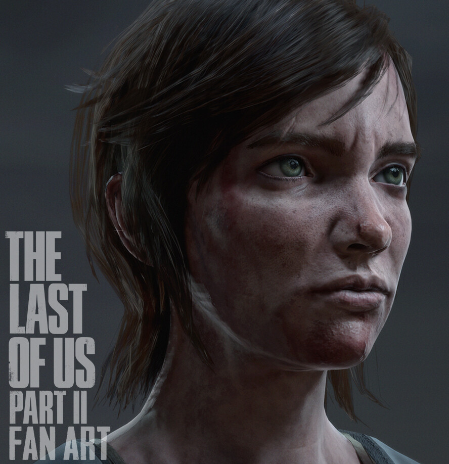 ArtStation - The Last of Us 2 - Ellie Hair - Unreal engine 5 with  Breakdowns - Fan Art