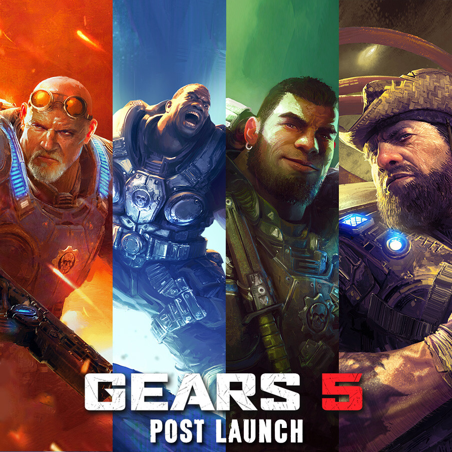 ArtStation - Gears 5 Post Launch Key Art