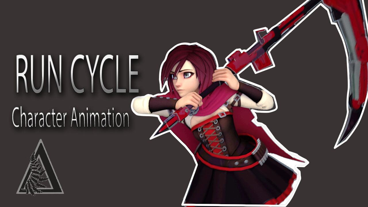 ArtStation - Game Animation Run Cycle