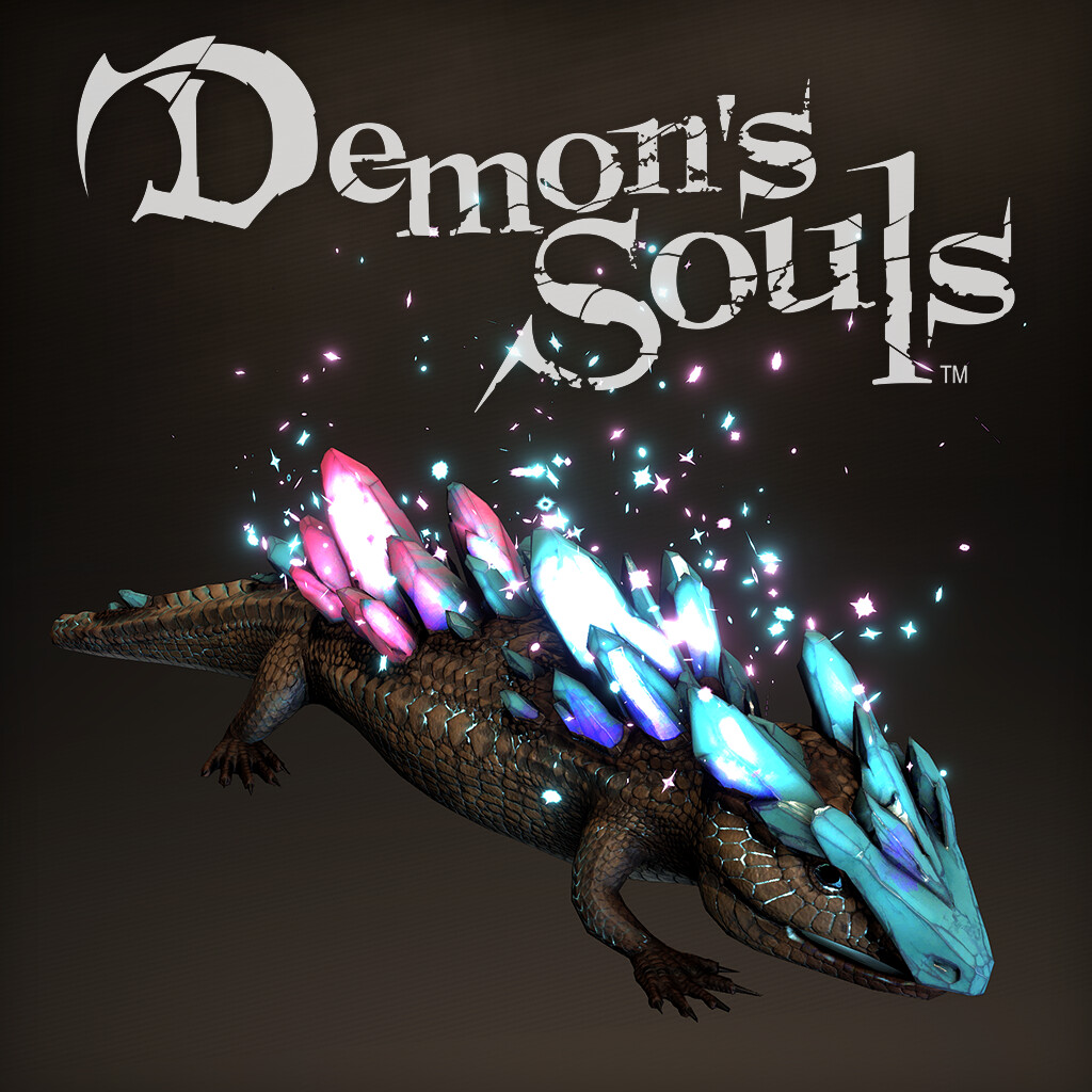 ArtStation Demon's Souls - Crystal Lizard