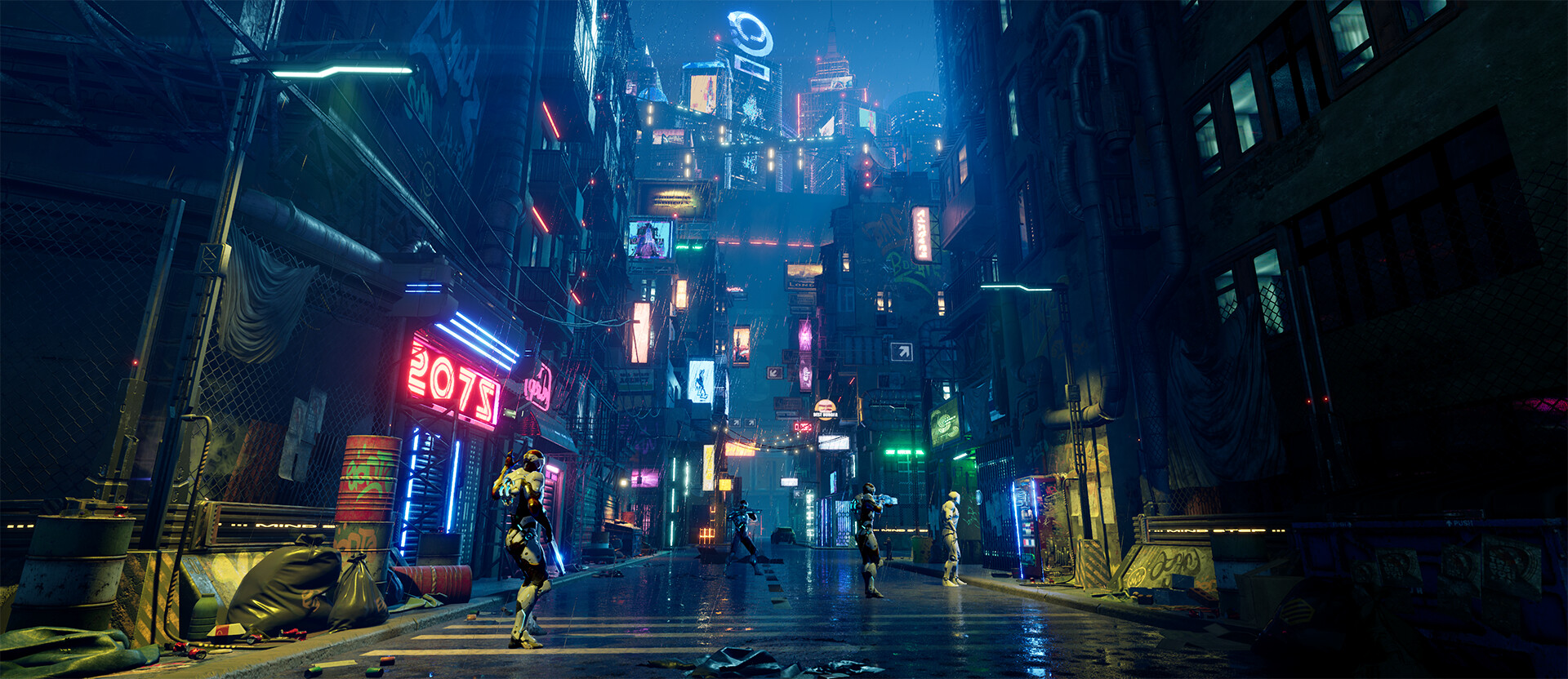 ArtStation - UE4Cyberpunk Street