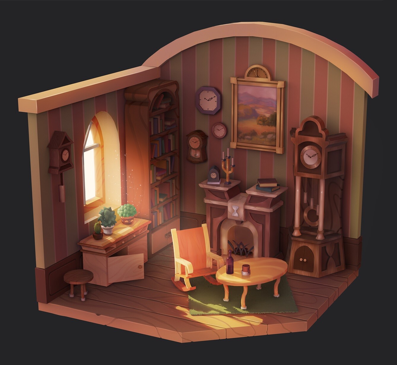 Artstation - Watchmaker's Room